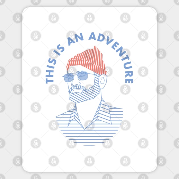 THIS IS AN ADVENTURE Sticker by bembureda